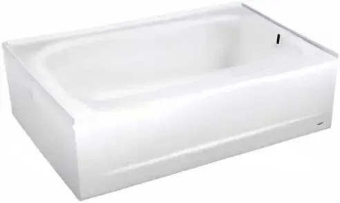 Soaking Bathtub Right Hand Drain, 5 ft x 32 in, White  whirlpool bathtub  hot tub 2