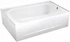 Soaking Bathtub Right Hand Drain, 5 ft x 32 in, White  whirlpool bathtub  hot tub 2