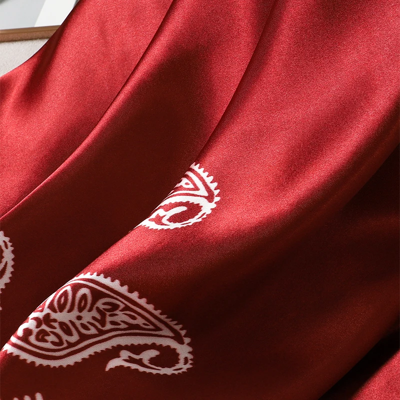 90 cm Luxus Marke Seide Satin Quadrat Schal Frauen Hijab Bandana Muslimischen Kopftücher Schal Wrap Damen Stirnband Halstuch Foulard – Detail 10