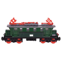 MOC City Creative DR-Baureihe E 44 Carrier Train Rail Building Blocks Bricks DIY Technical Toys for kids gifts 2