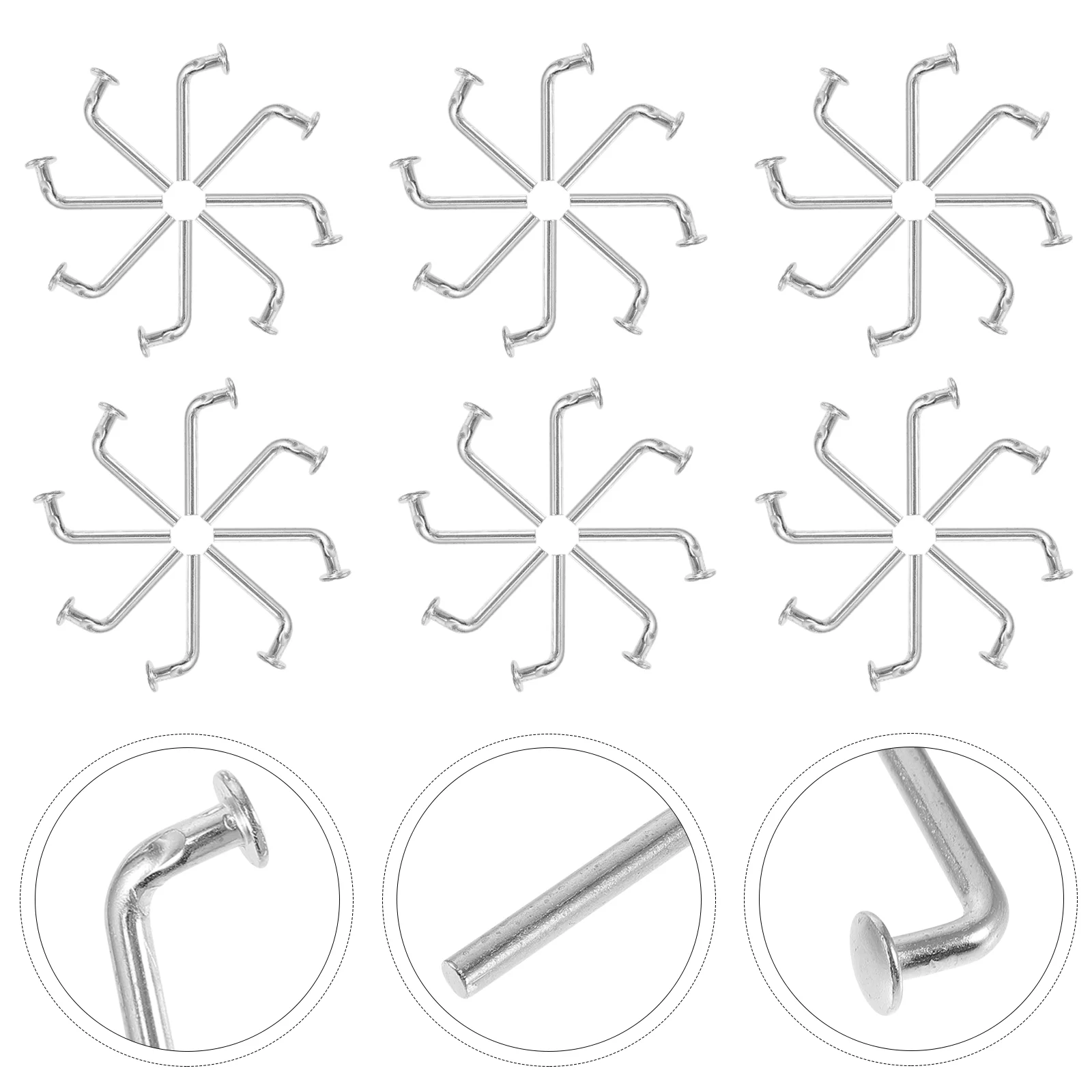 

100 Pcs Pallet Rack Drop Pin Bolts Safety Clip Shelf J Clips Racking Iron Heavy Duty