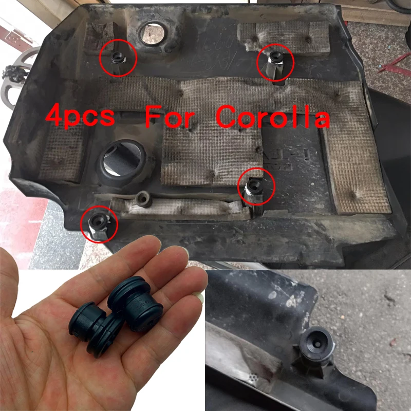 Engine Cover Grommets Bung Absorbers Buffer Cushion Plate Gasket Easy