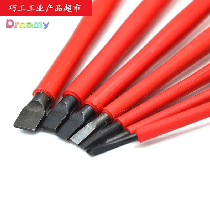 WIHA 00826 Electrician VDE Slotted 5.5mm Screwdriver Insulated SoftFinish  1000v.Electricista VDE Ranurado Destornillador Aislado