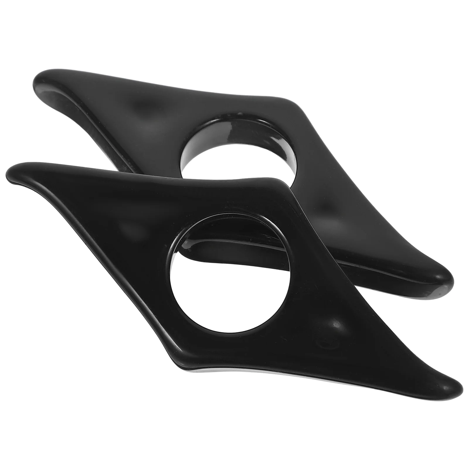 

2 Pcs Thumb Bookmark Stand Bookmarks Portable Reading Holder Page Spreader Supply Convenient Multi-function Resin Household