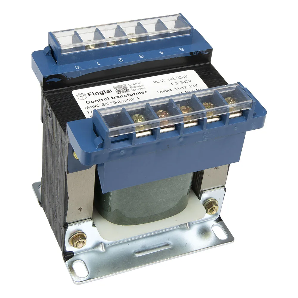 tipo Transformador do Poder do Controle do Bk100va bk 100w 380v 220v 110v 36v 24v 12v 6.3v Output