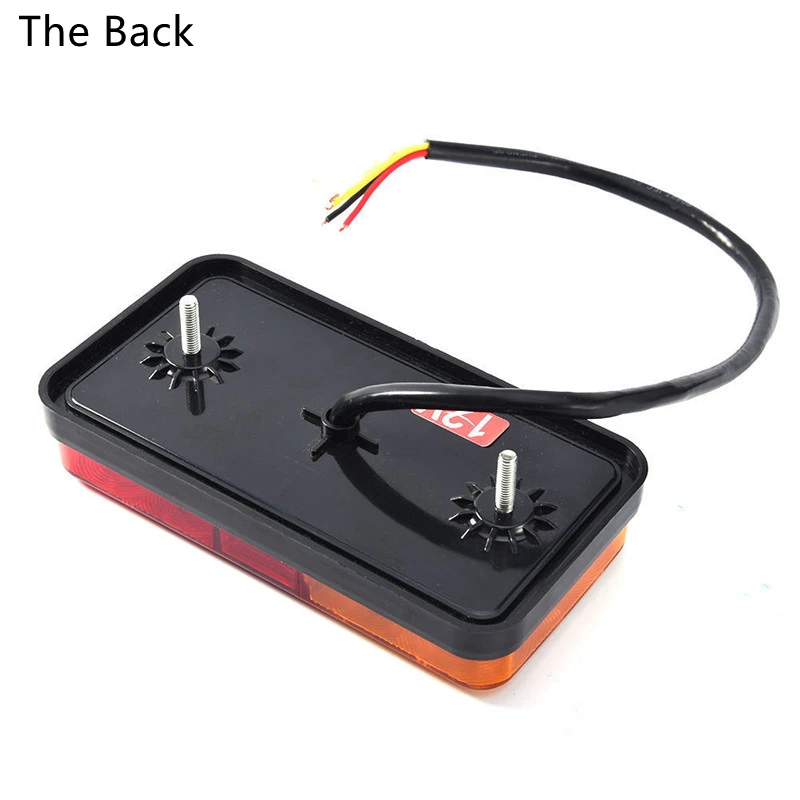 2pcs Trailer Lighting Waterproof Durable Car Truck LED Rear Tail Light Pilots Car Indicator Turn Signal for Truck Van Boat