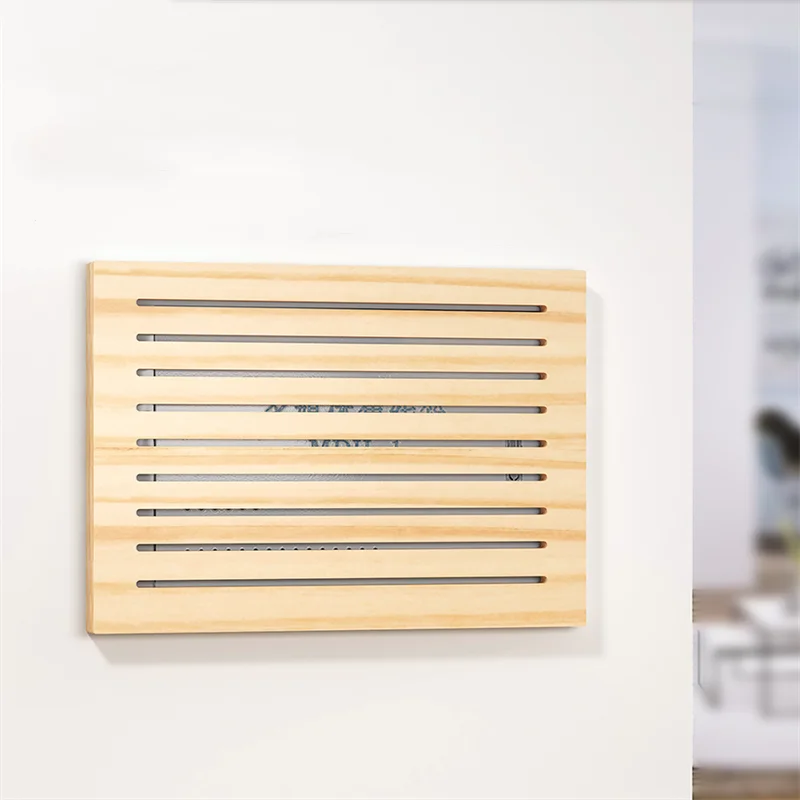 

Electric Meter Box Decor Wood Punch-free Power Switch Box Frame Cover Home Distribution Box Occlusion Meter Box Storage Rack