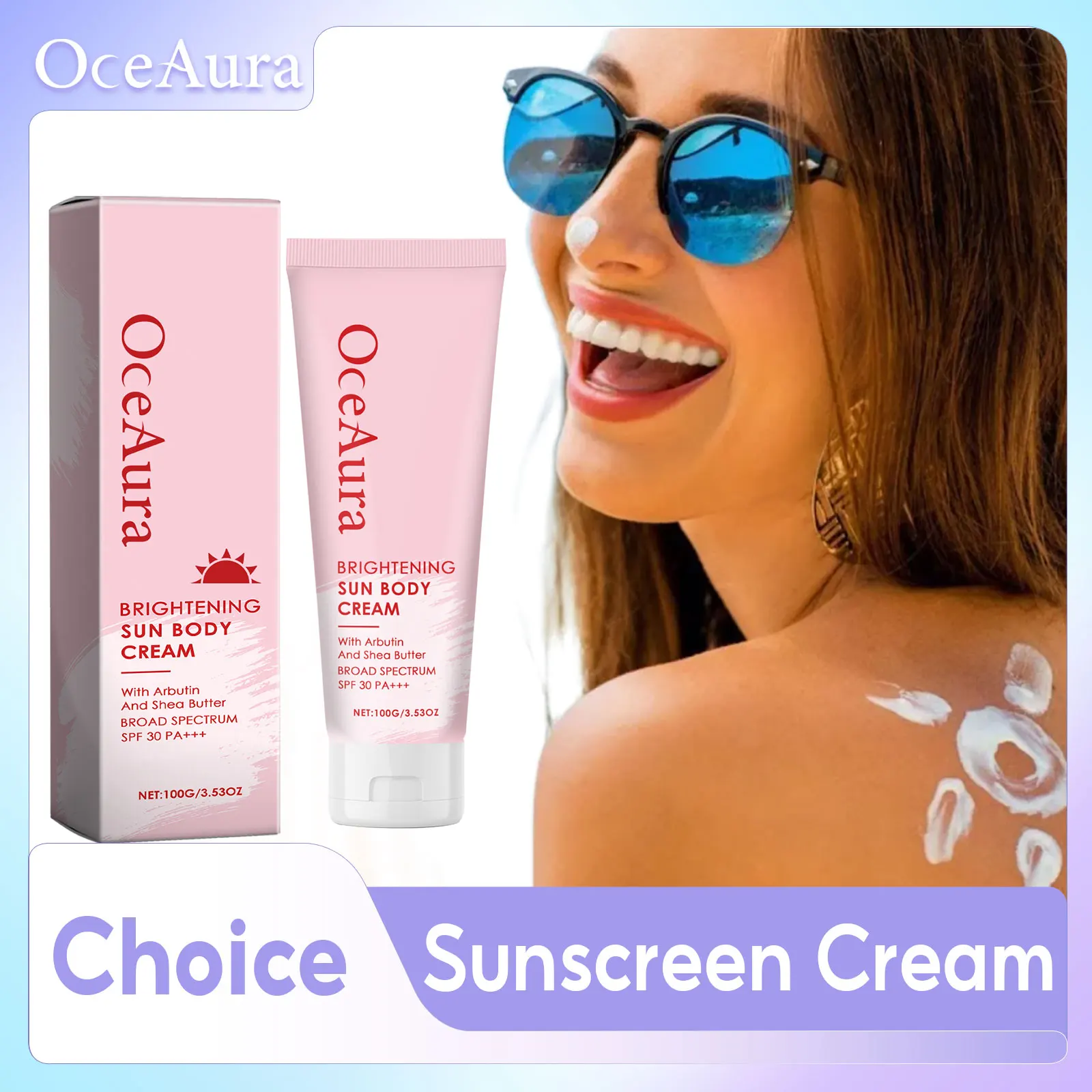 Moisturizing Sunscreen For Oily Skin Refreshing Oil Control Body Sun Cream Isolate Uv Prevent Sunburn Nourishing Skin Lotion