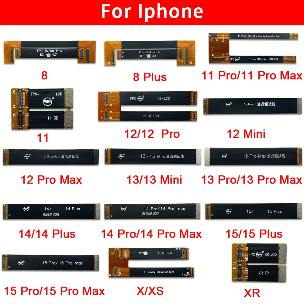 LCD Display Test Flex Cable for 3D Touch Screen Digitizer Extension