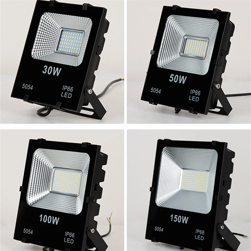 30w led floodlight LED Flood Light Waterproof 220V 10W 20W 30W 50W 100W 150W Outdoor Garden Projector Lighting Spotlight Wall Floodlights B5287 solar security light