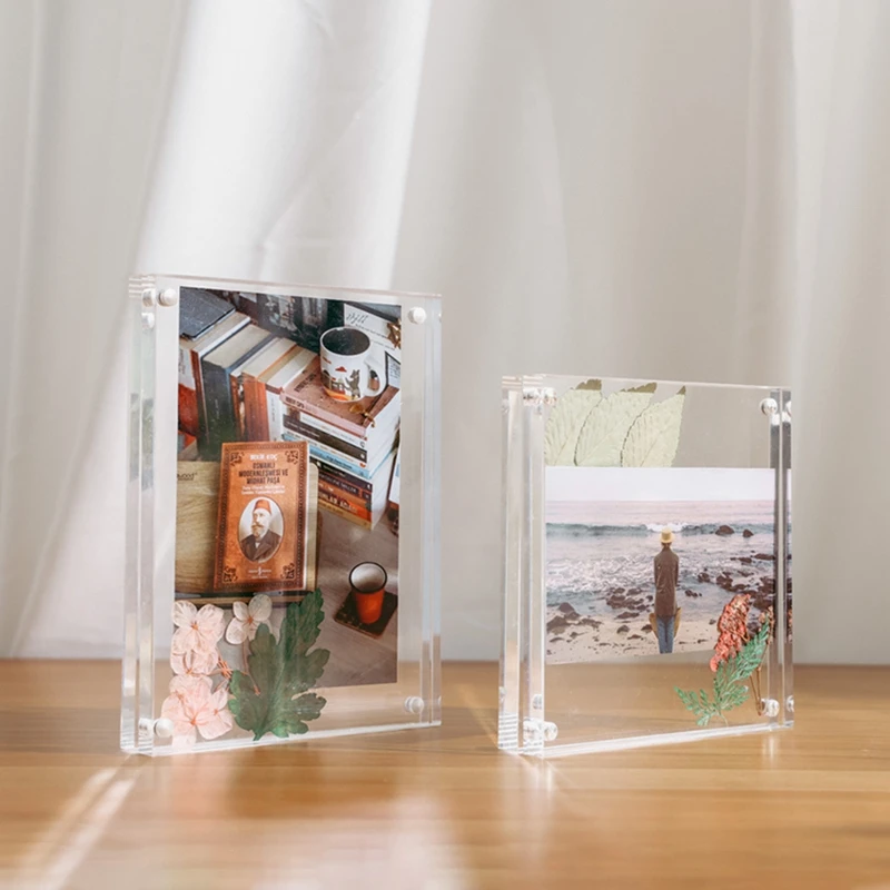 Clear Acrylic Photo Picture Frame Photocard Holder Instax