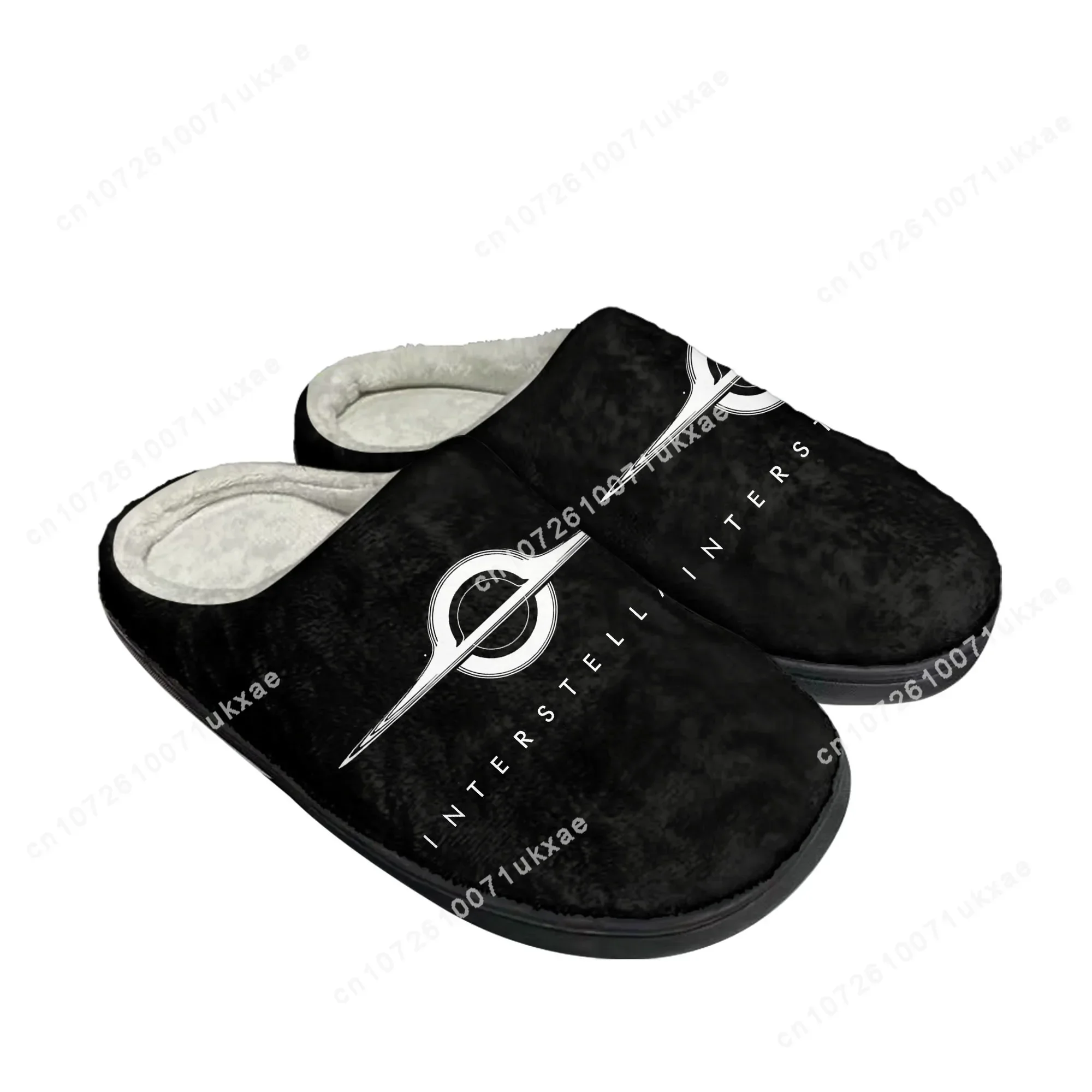 Interstellar Science Fiction Film wormhole Home Cotton Slippers Mens Womens Plush Bedroom Casual Keep Warm Shoes Customized Shoe
