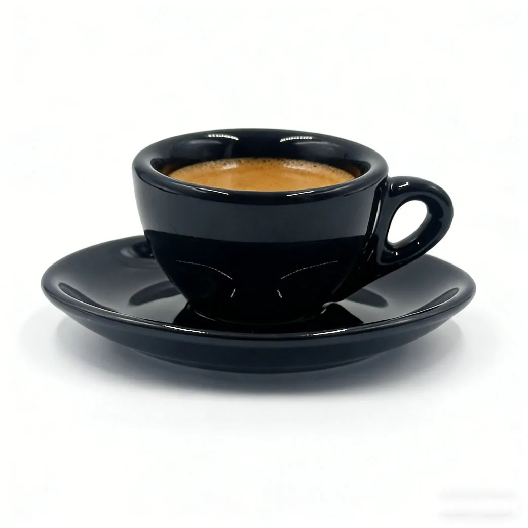 كوب إسبريسو سيراميك 50 مل مع صحن، كوب قهوة صغير لل...
