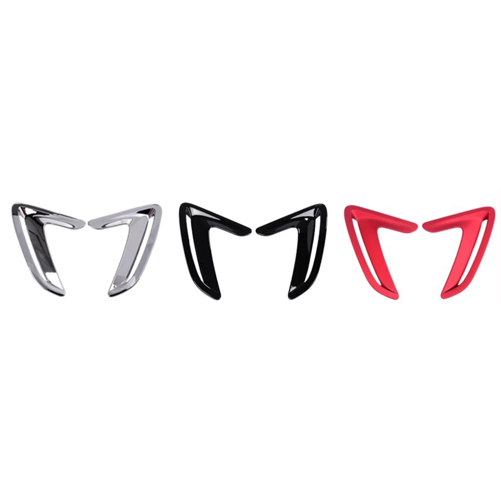 For BMW 3 Series GT Car Side Air Vent Outlet Trim Cover 328i 335i 340i 2013 2014 2015 ABS Plastic 2Pcs