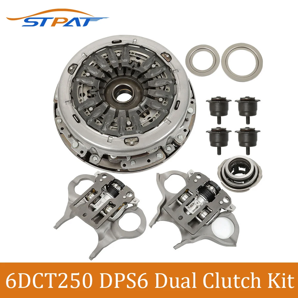 

STPAT 6DCT250 DPS6 Transmission Dual Clutch Kit with Shift Fork 602000800 For For Ford 2011-20 CA6Z7515J 6DCT250 Clutch