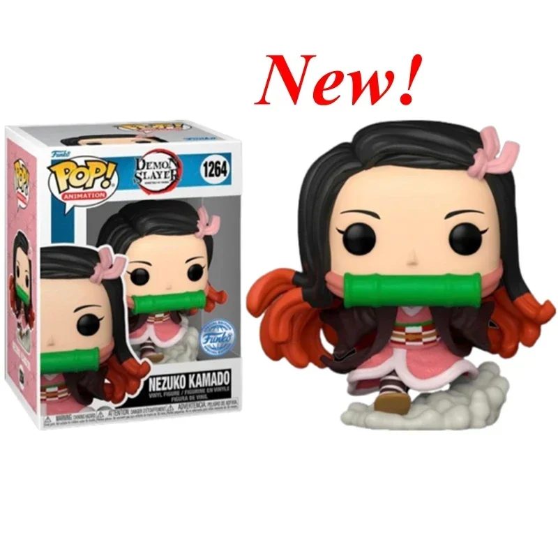 thumbnail image 1 of NUEVA figura de acción Funko pop Demon Slayers Muichiro 1193 Tanjuro 1255 Rengoku 1308 Shinobu 1314, modelo de juguete de colección para regalo, 1 of 5