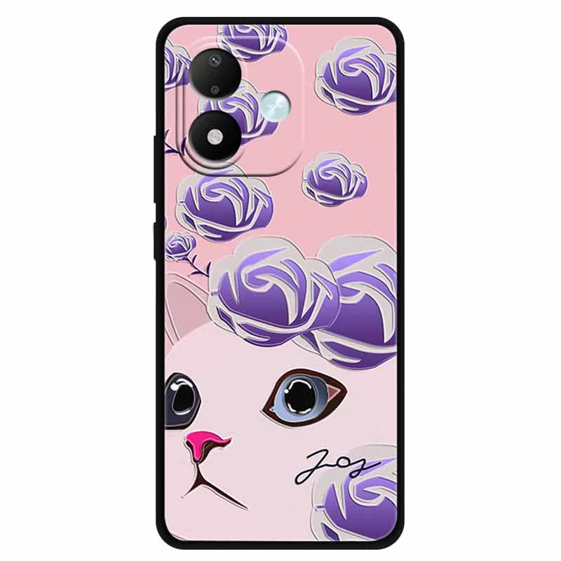 Embossed 3D Relief Soft Silicone Protective Phone Case