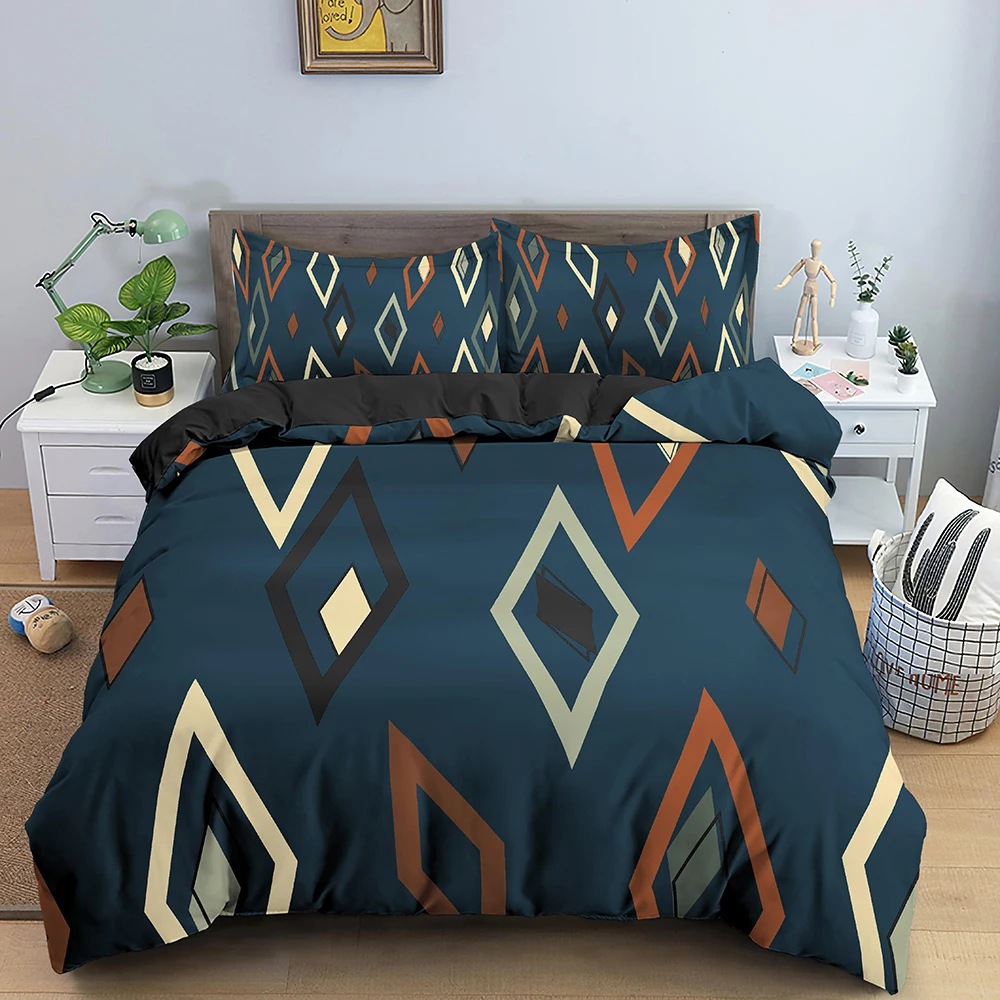 

Star Single Double Twin Queen Bedding Set 2_3pcs Night Sky Polyester Bed Cover Kid Duvet Cover Set Dark Blue Galaxy Bedclothes