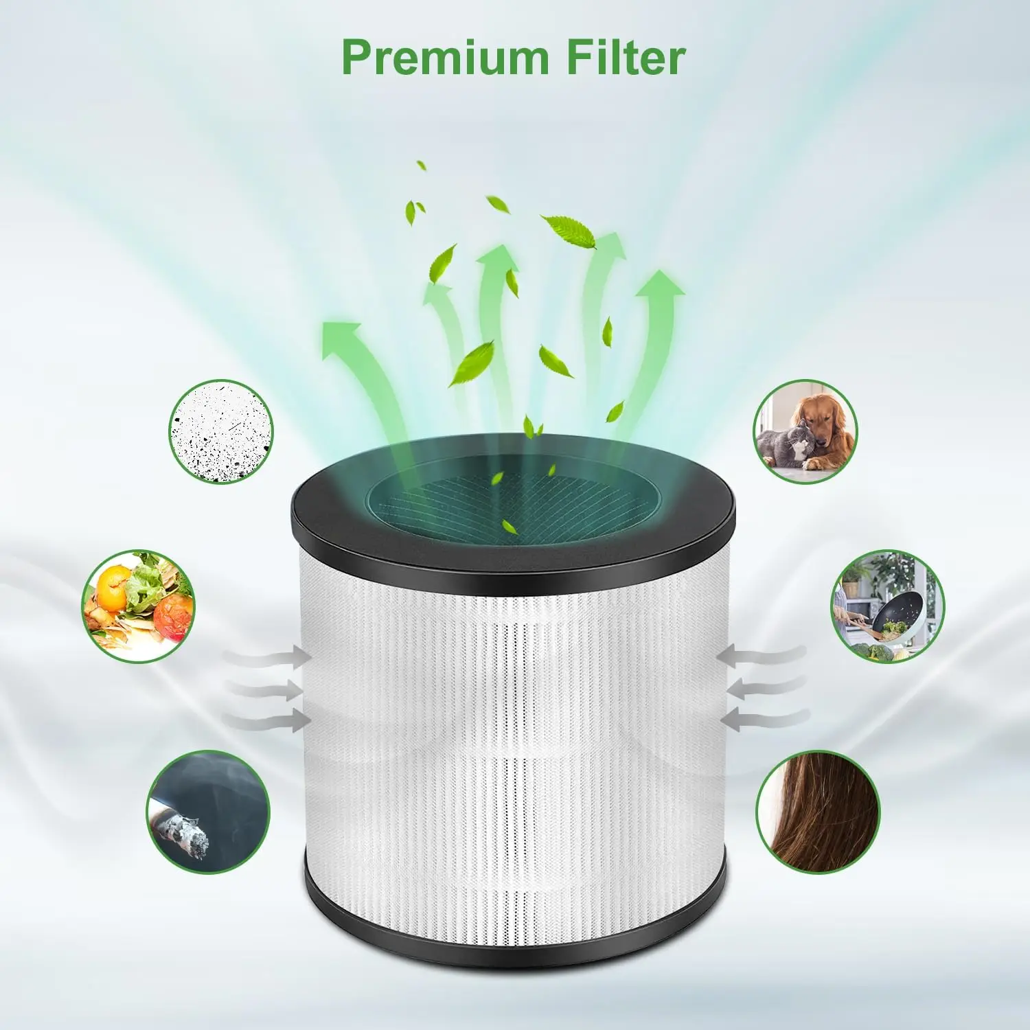 Filtre de rechange pour Medify Air MA-14 – HEPA H13 + Charbon