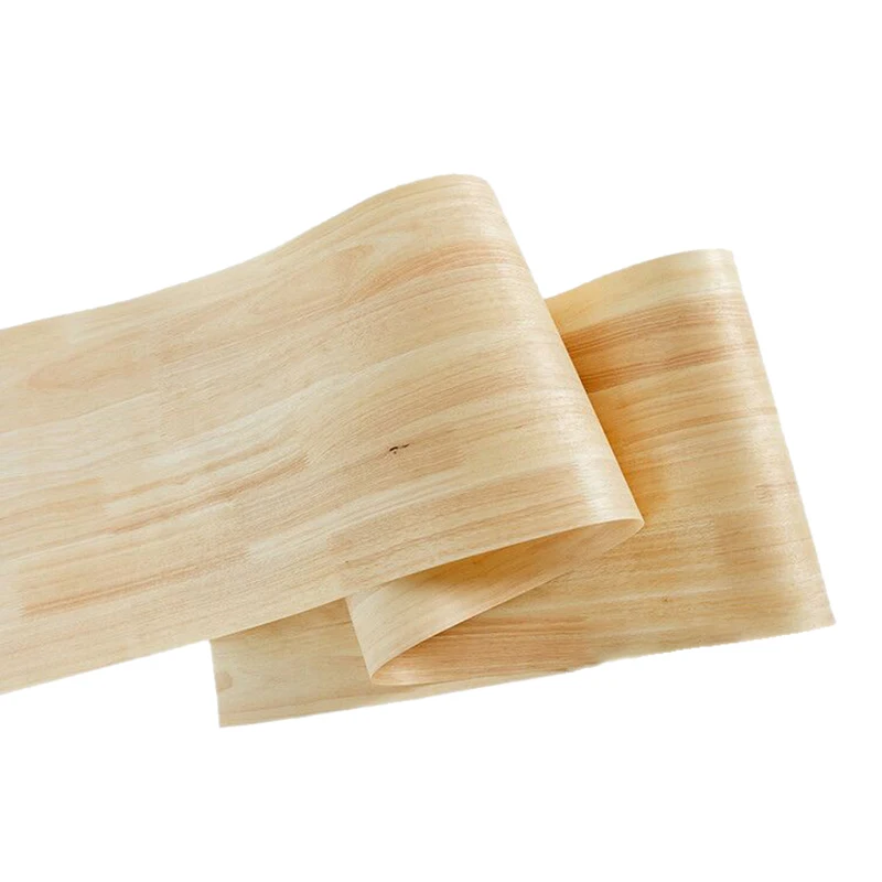 Chapa De Madera De Ébano Natural - Rollo 220x20 Cm, Grosor 0.18 Mm, Para Bricolaje, Guitarra, Muebles