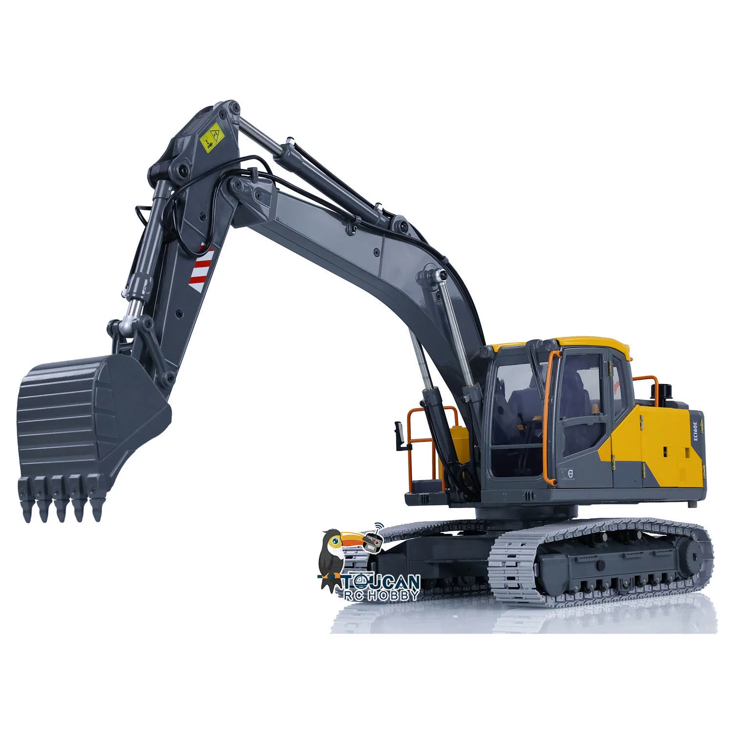 Double E 1:14 Metal Electric RC Excavator E010 EC160E RTR Remoted Diggers Full Alloy Construction Vehicle Trucks Toys TH23137 4
