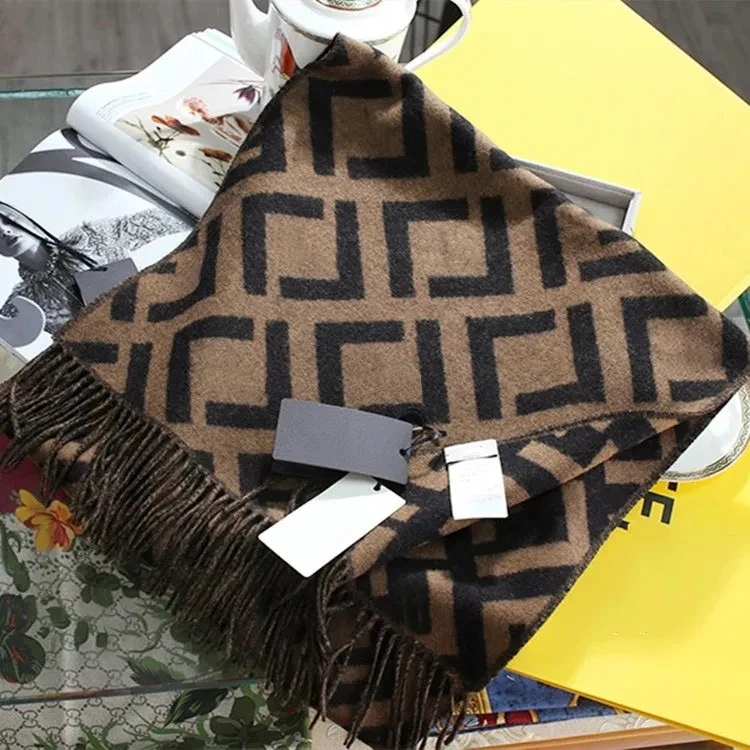 

2023 Classic High Quality Scarf Women Men Luxury Brand Winter Cashmere Scarves Large Shawl Wraps Blanket Neckerchief Female