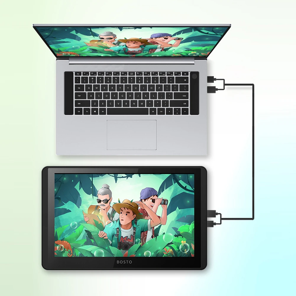 H-IPS LCD 그래픽 드로잉 태블릿 모니터, 1366x768 디스플레이, 8192 압력 레벨 지지대, 윈도우 MacOS, 11.6 인치 크기, 12HD-A