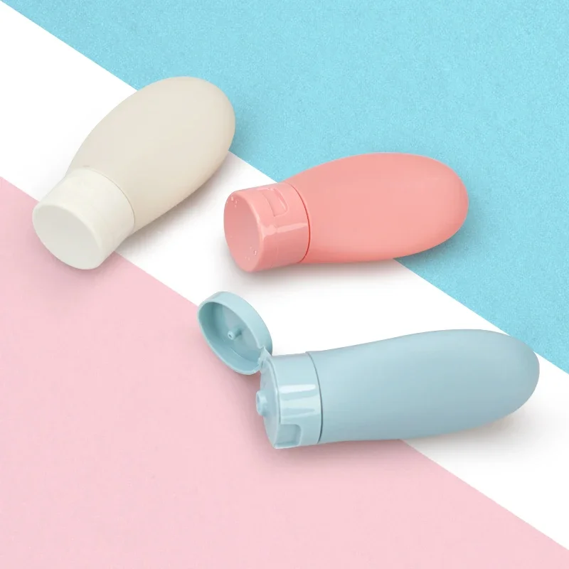 3 Pieces/Set Travel Refillable Bottle Kit Portable Essence Shampoo Body Wash Bottle Container Portable on Airplane Compact