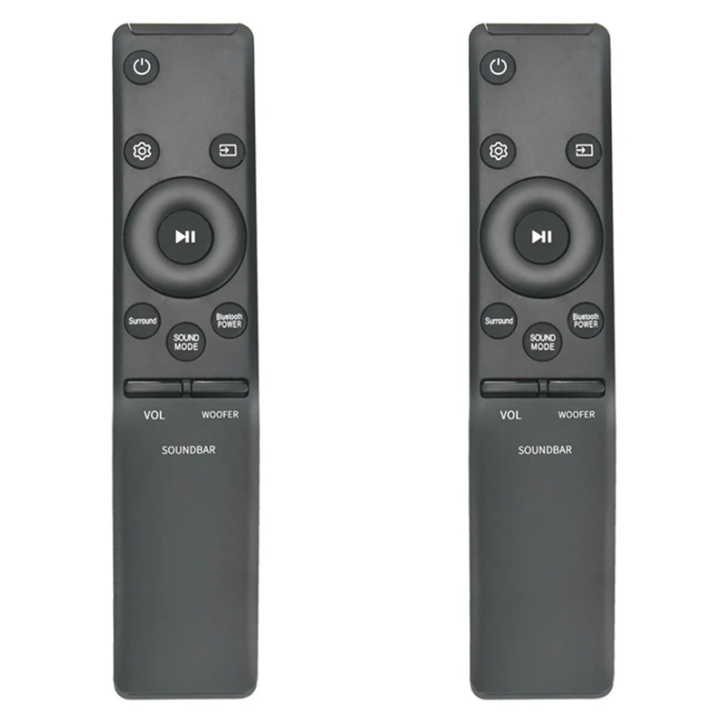 2X Ah59-02758A Sostituisci Il Telecomando Per Samsung Soundbar Hw-M450 Hw-M550 Hw-M430