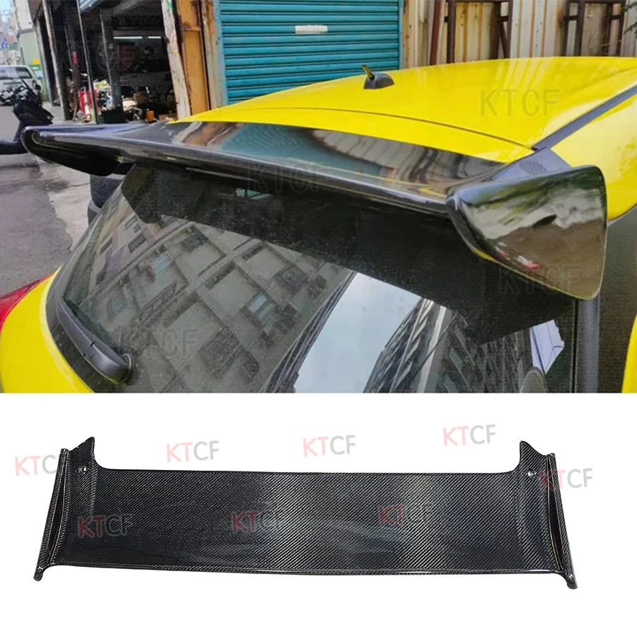 

For Suzuki SWIFT Sport ZC33S 2019-2021 High Quality Rear Wing Trim Rear Spoiler Carbon Fiber/Black FRP