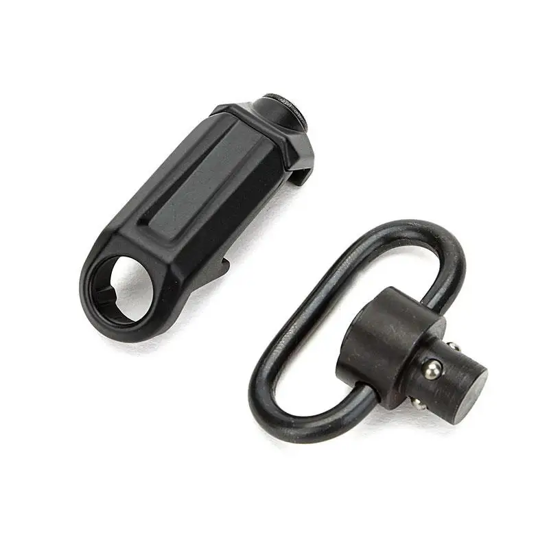 

Push Button Quick Release Detach QD Swivel Loop with Rail Attachment Mount