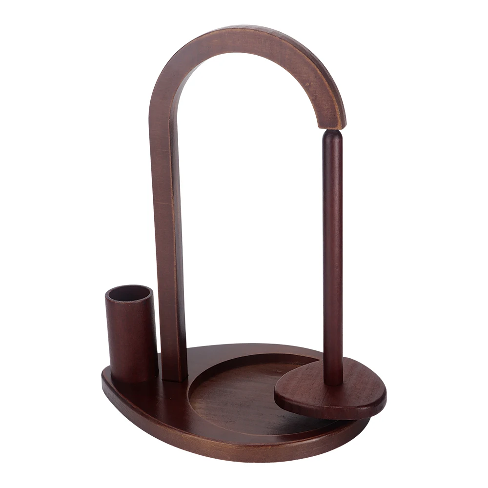Aazon.co: Iioo Portable Yarn Holder - Wooden Yarn Spool Holder With...