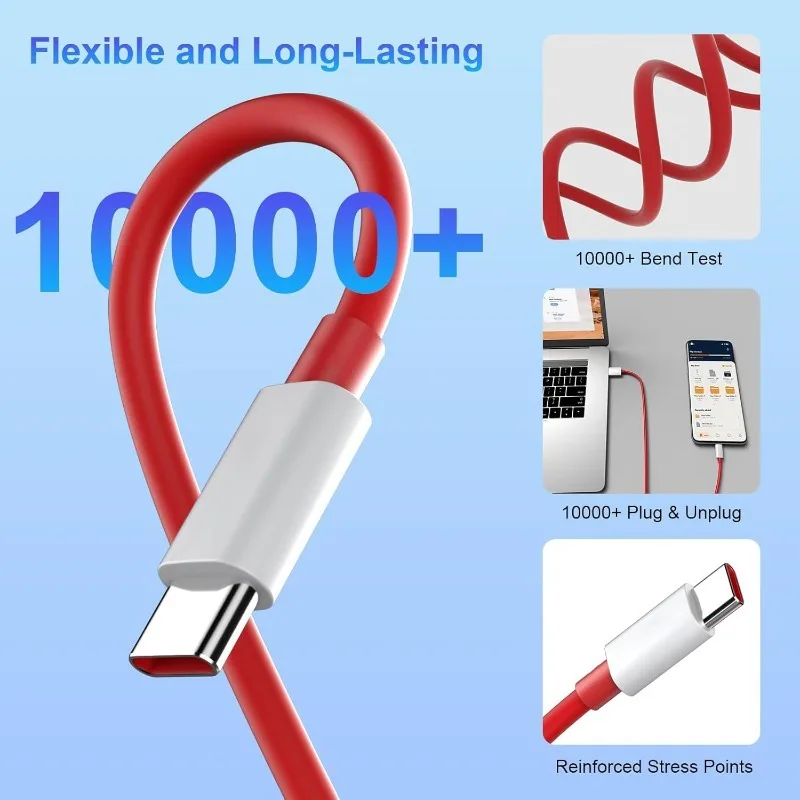 High-Power 120W Type C USB Super Fast Charging Cable