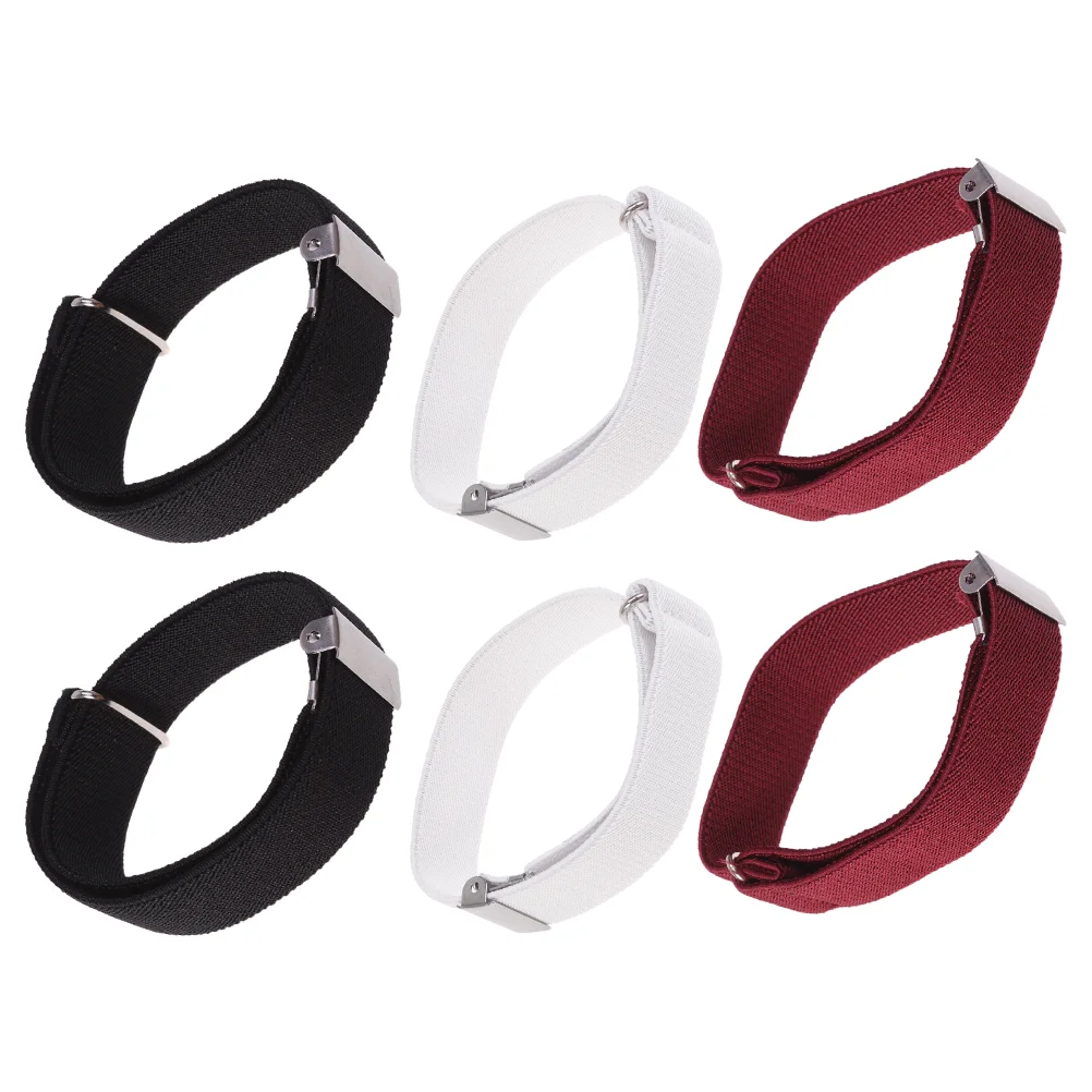 

3 Pairs Unisex Sleeve Garters Anti-slip Shirt Sleeve Holders Arm Shirt Garters