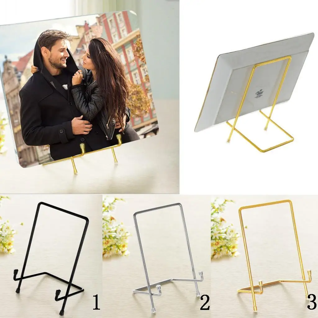 Table Easels for Display, Book Display Stand for Recipe, Desktop Plate  Stand Holder for Picture - AliExpress