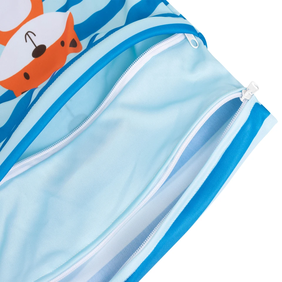 U PICK ALVABABY Diaper Bag Reusable Nappy Bag Fashion Two Zippers Wet Dry Bag Swimming Pool Bag