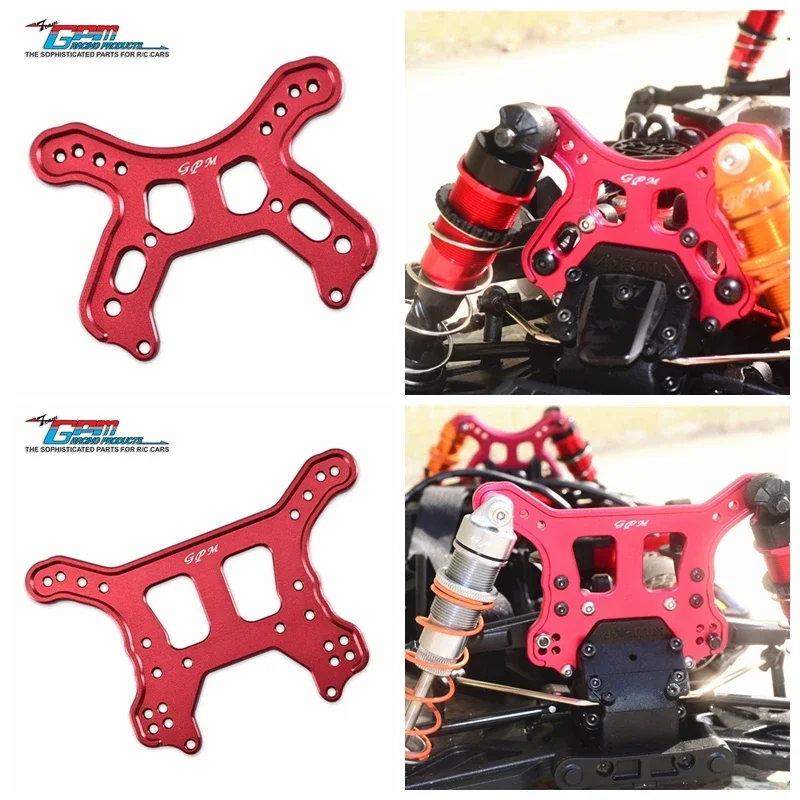 GPM Torre Ammortizzatore Posteriore In Alluminio Per Arrma Typhon 6S BLX (Blu, AR330189)