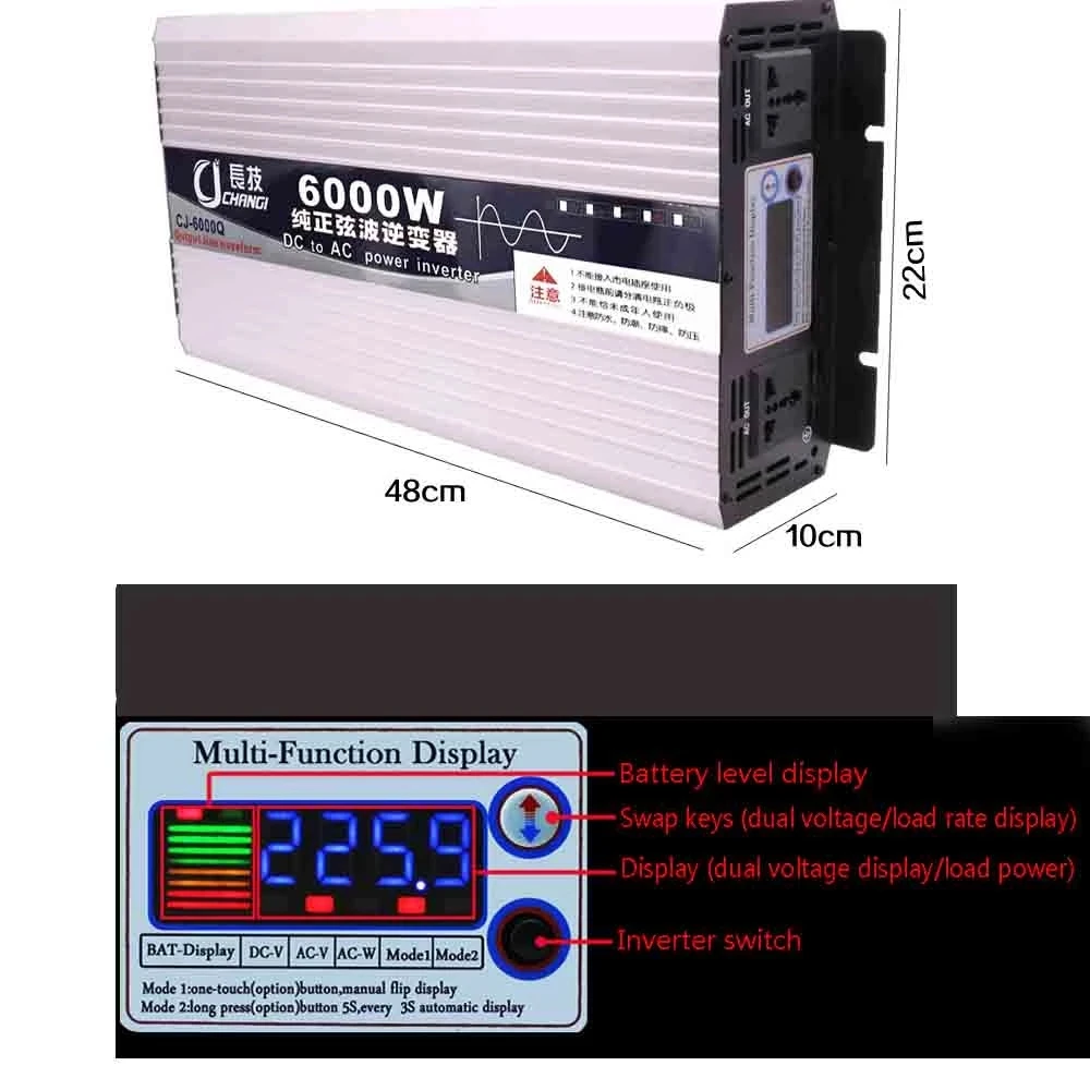 48v 60v 72v a 220v 1600w 2000w