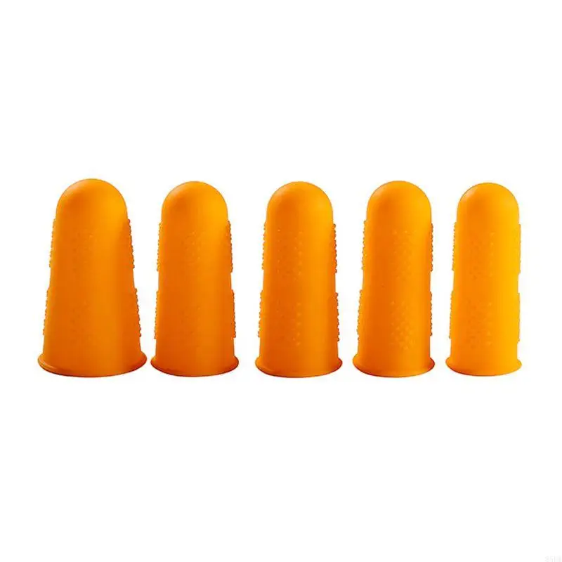 85DB Silicone Finger Protectors Covers Caps 3 Sizes for Hot Sewing Craft 5