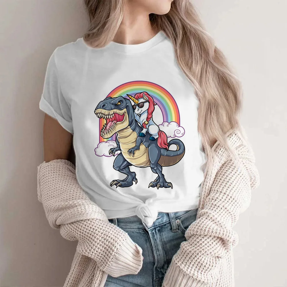 

Unicorn Riding Dinosaur