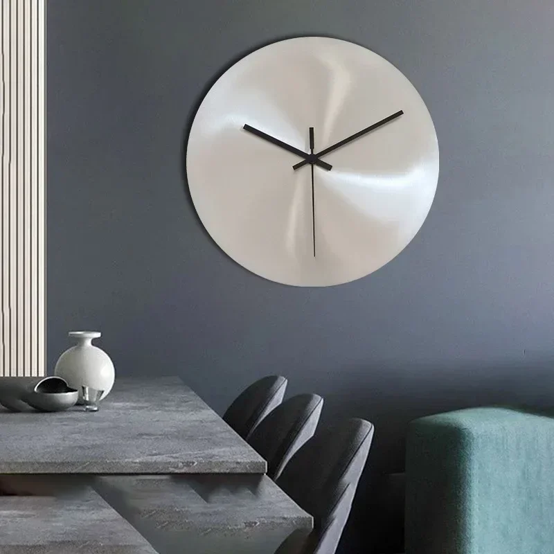 Orologio Da Parete Moderno 25 Cm Oro Rosa - Silenzioso, Preciso, Con Vetro Antiappannante - Per Soggiorno E Camera Da Letto - 2