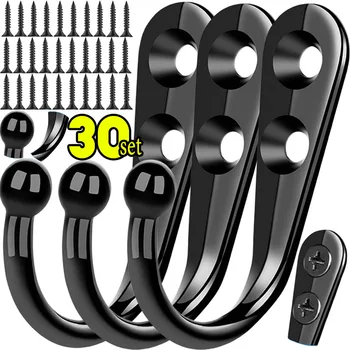 30-Piece Alloy Wall Hook Set 1