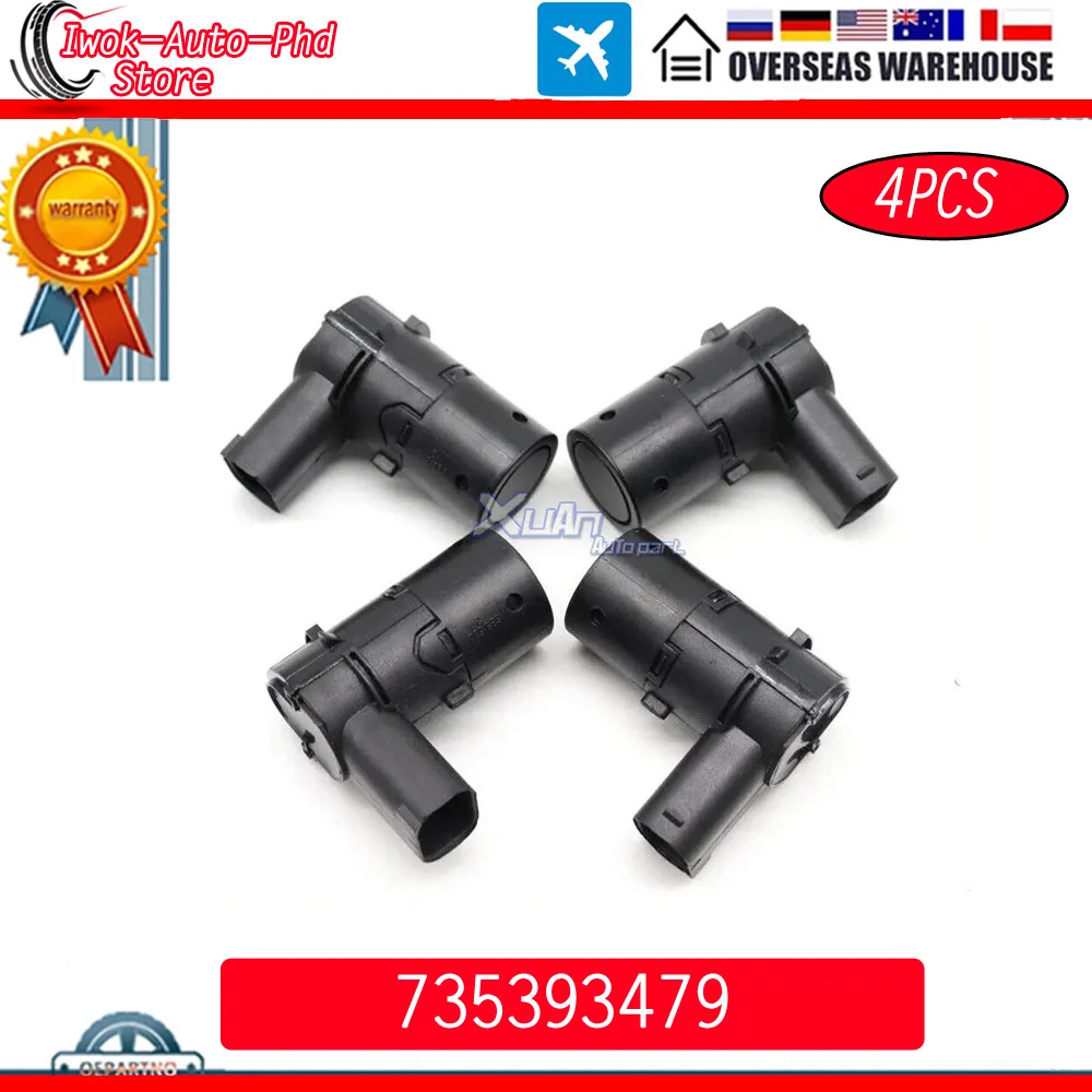 Car PDC Parking Sensor 4pcs for Alfa Romeo 147 156 159 166 GT JTD Brera Fiat Lancia 735393479