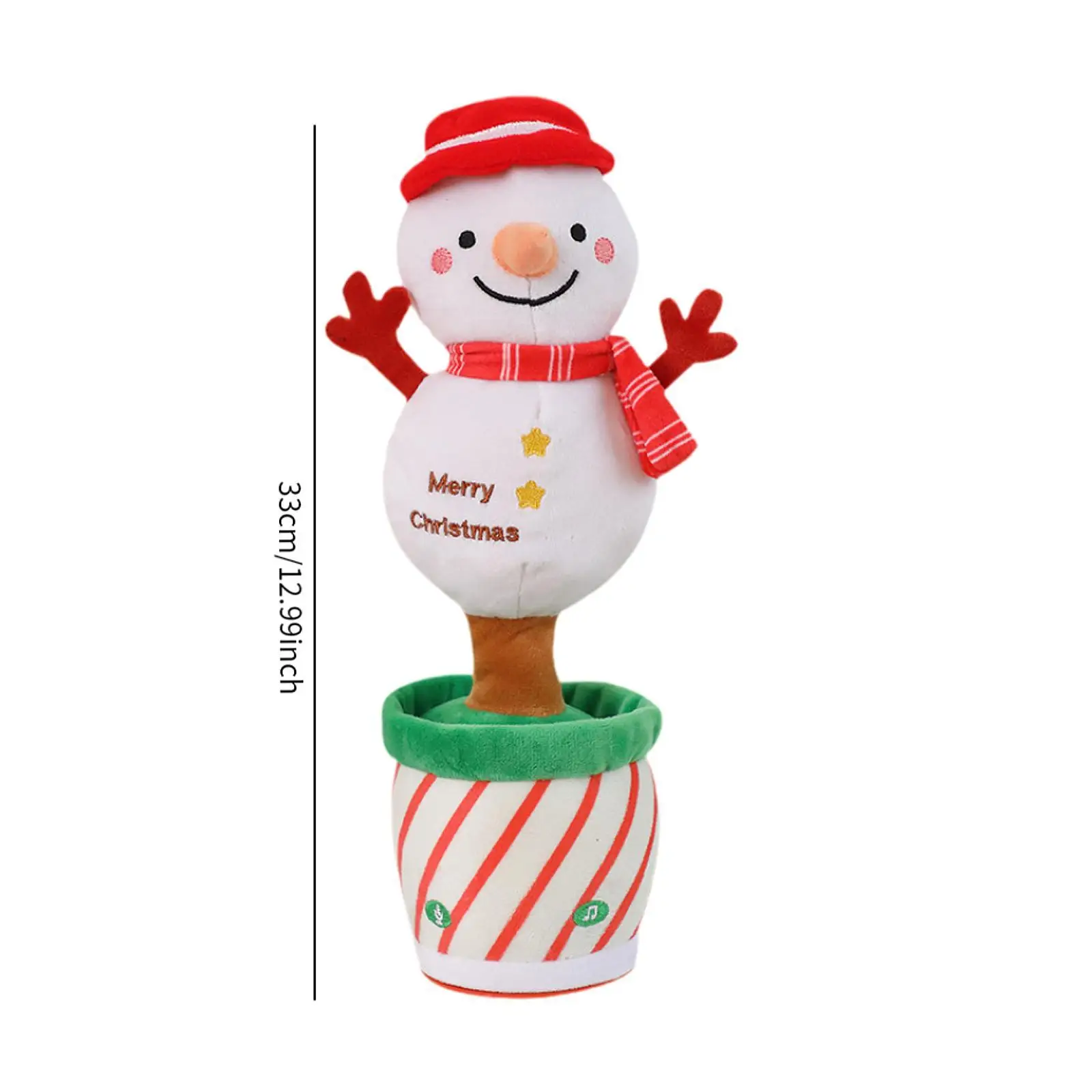 Electric Dancing Christmas Toy Christmas Electric Plush Toy Adorable Interactive