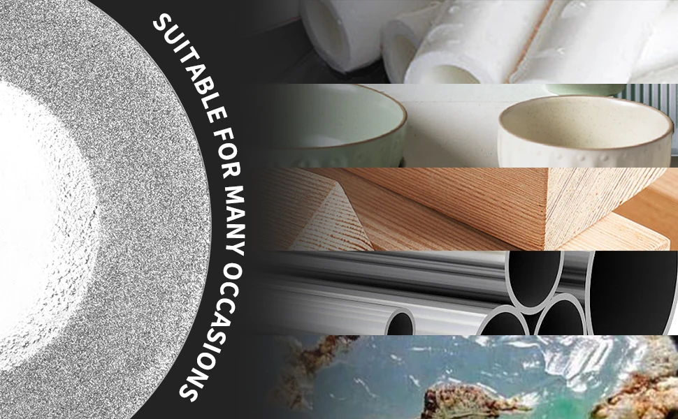 20/30/40/50mm Diamant Trennscheibe Mini Sägeblatt 3mm Dorn Dremel Dreh Werkzeug Set für Schmuck Stein Holz Pvd Schneiden 5 stücke – Detail 7
