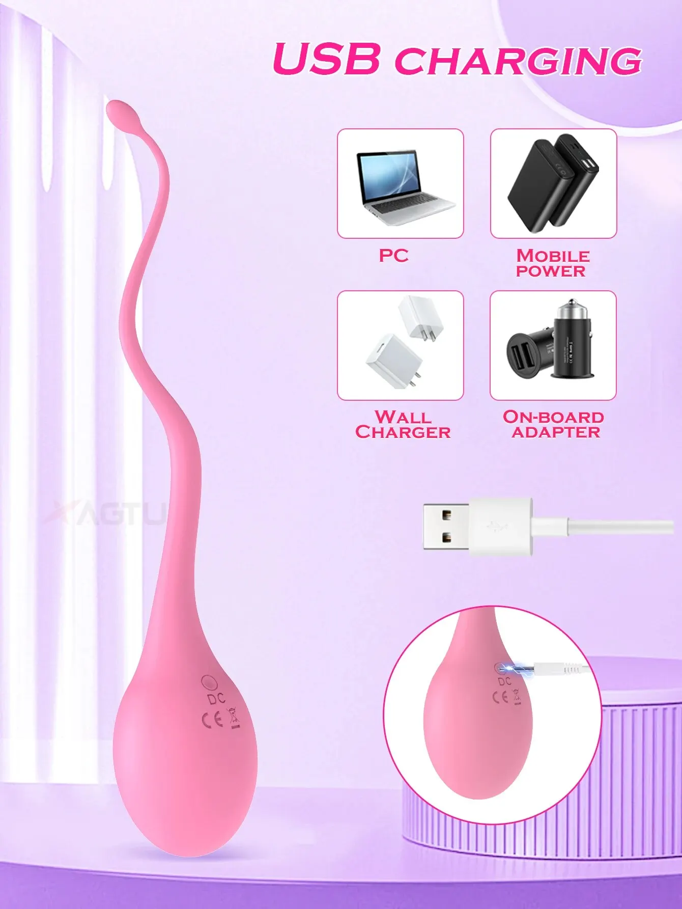 G-spot Vibrator With Remote Control Wireless Clitoral Stimulator_voghion.com