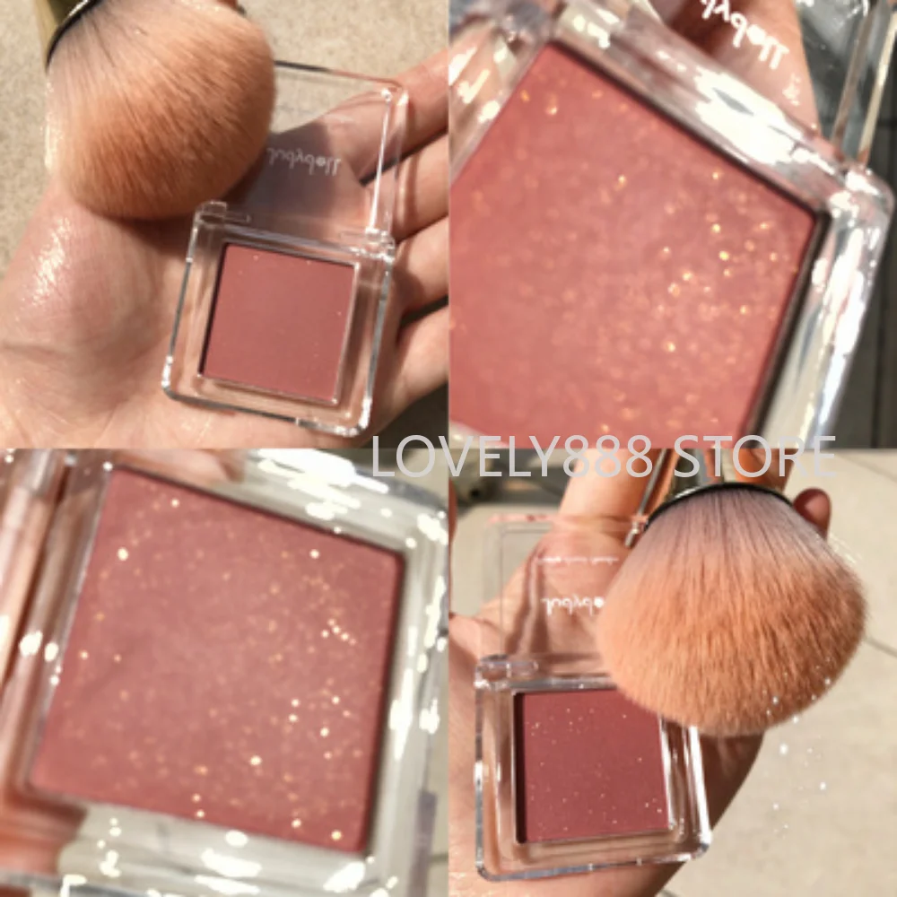 

Judydoll Silky Monochrome Blush Nude Makeup Blush Apricot Long-lasting Natural Brighten Skin Tone Waterproof Makeup Palette