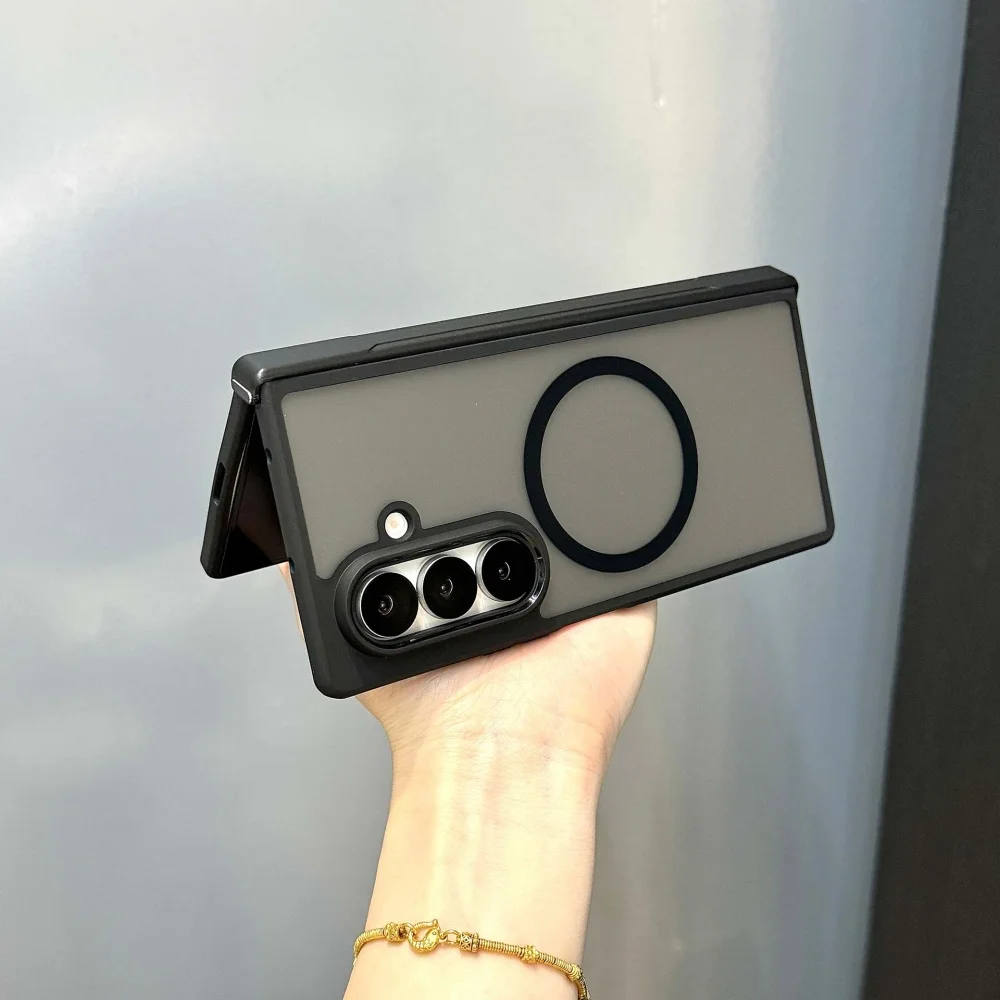 Magnetic Matte Wireless Charging Shockproof Phone Case