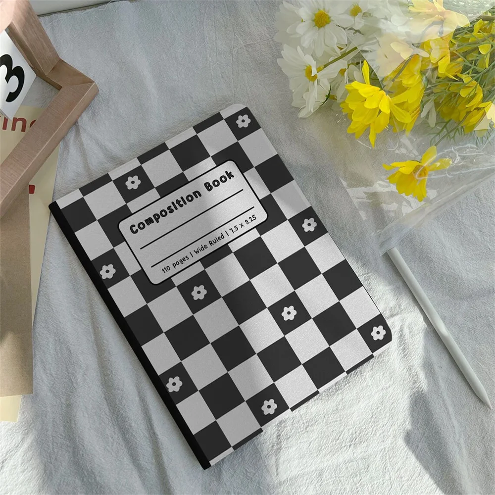 Pintura Livro Flor com Suporte de Lápis Funda Case para Ipad Air 5th 4th 10.9 Pro 11 10.2 9th Air3 Pro 10.5 10th 2023 Case - Imagem 3