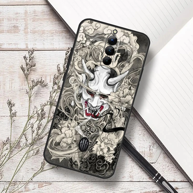Oni Hannya Demon Mask Phone Case